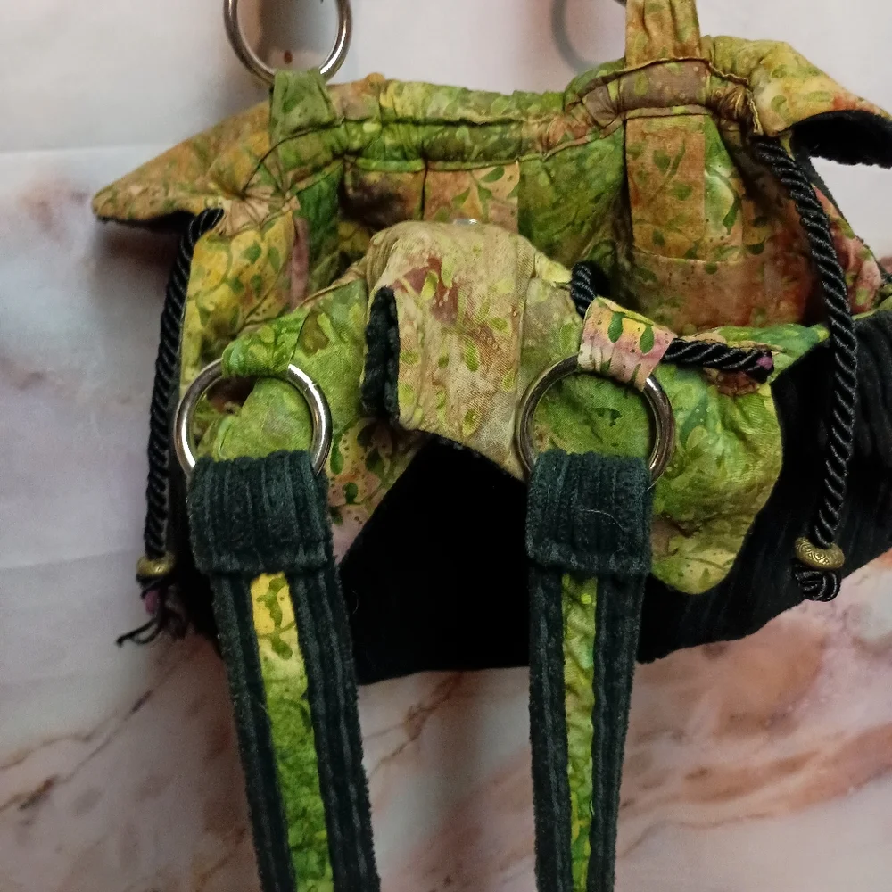 Small Boho Leafy Handbag - Picture 5 of 6